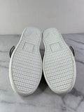 LOUIS VUITTON Women’s White Calfskin Monogram Striped Frontrow Sneakers Size 35.5 (fits US 6.5-7)