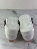 LOUIS VUITTON Women’s White Calfskin Monogram Striped Frontrow Sneakers Size 35.5 (fits US 6.5-7)