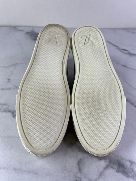 LOUIS VUITTON Bleu Jeans Blue Denim Monogram Stellar Sneakers Size 37 (fits US 8)