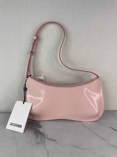 JACQUEMUS Pale Pink ‘The Bisou’ Shoulder Bag