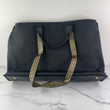 Versace Fragrances Black/Gold Large Crossbody/Shoulder Tote Bag