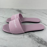 GIVENCHY Pink 4G Flat Sandals Size 38