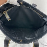 Versace Fragrances Black/Gold Large Crossbody/Shoulder Tote Bag