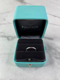 Tiffany Forever Wedding Band Ring in Platinum Size US 5.5