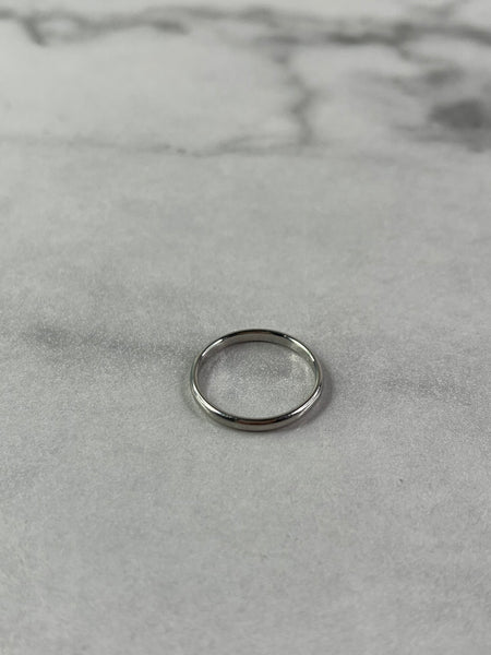 Tiffany Forever Wedding Band Ring in Platinum Size US 5.5
