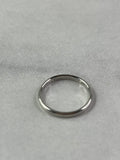 Tiffany Forever Wedding Band Ring in Platinum Size US 5.5