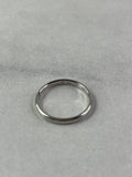 Tiffany Forever Wedding Band Ring in Platinum Size US 5.5