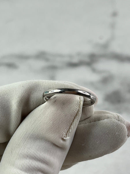 Tiffany Forever Wedding Band Ring in Platinum Size US 5.5