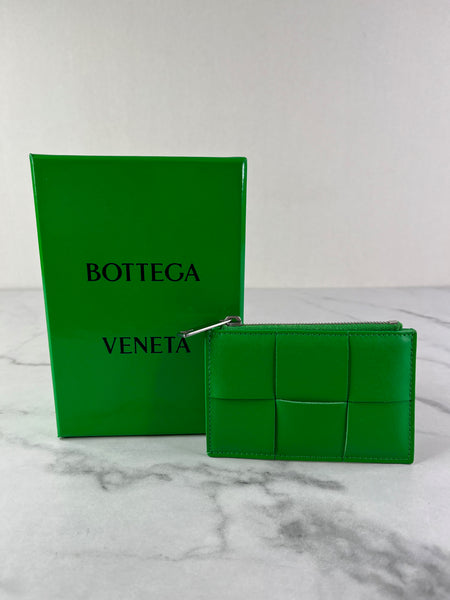 BOTTEGA VENETA Green Key Pouch