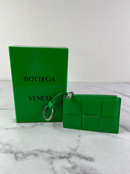 BOTTEGA VENETA Green Key Pouch