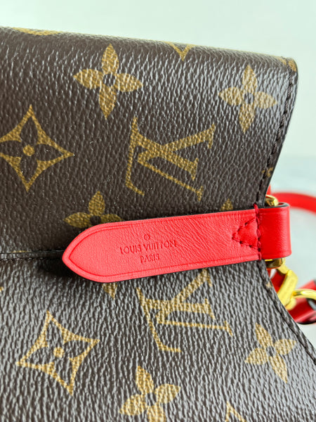 LOUIS VUITTON NéoNoé MM Monogram Red Crossbody/Shoulder Bag