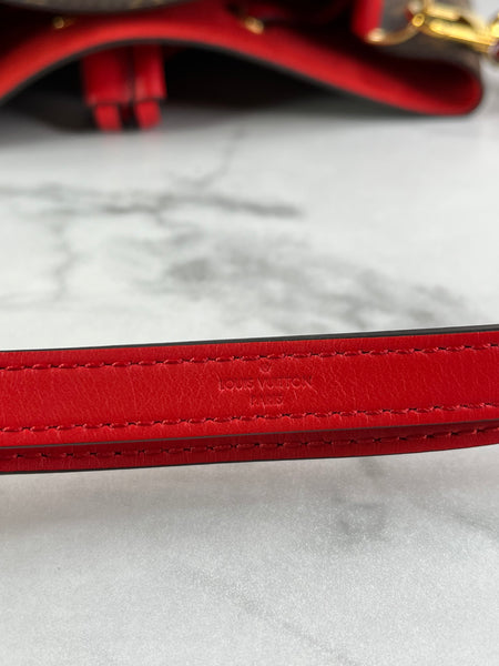 LOUIS VUITTON NéoNoé MM Monogram Red Crossbody/Shoulder Bag
