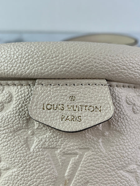 LOUIS VUITTON Creme Empreinte BumBag