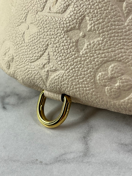 LOUIS VUITTON Creme Empreinte BumBag