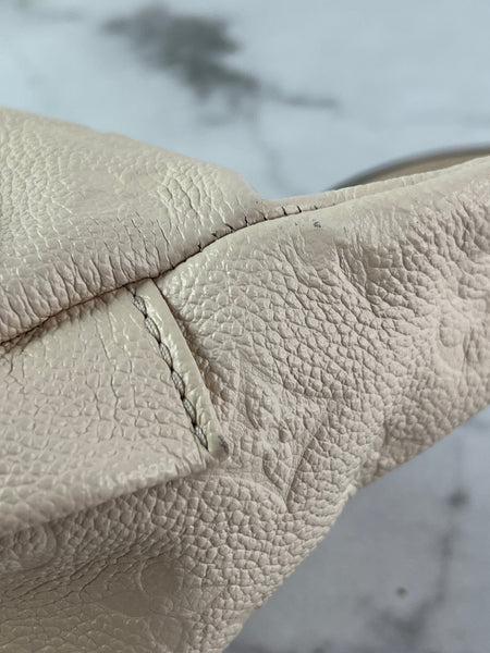 LOUIS VUITTON Creme Empreinte BumBag