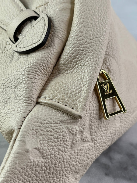 LOUIS VUITTON Creme Empreinte BumBag