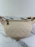 LOUIS VUITTON Creme Empreinte BumBag