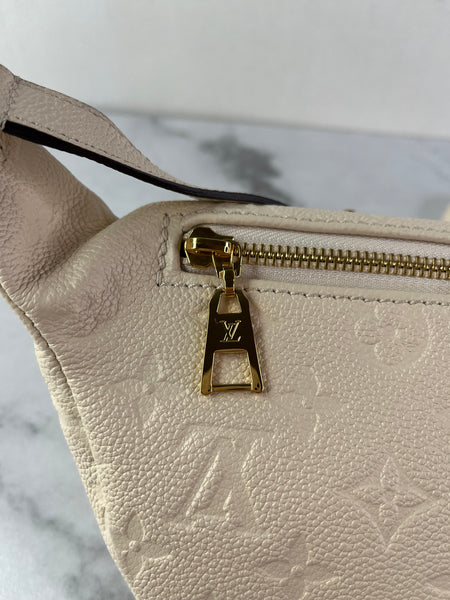 LOUIS VUITTON Creme Empreinte BumBag