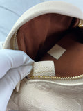 LOUIS VUITTON Creme Empreinte BumBag