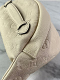 LOUIS VUITTON Creme Empreinte BumBag