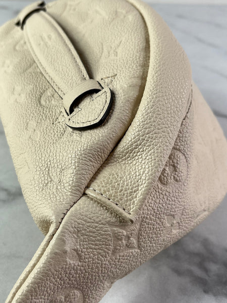 LOUIS VUITTON Creme Empreinte BumBag