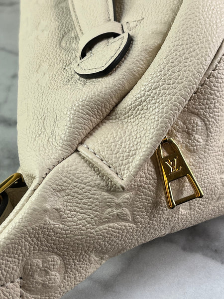 LOUIS VUITTON Creme Empreinte BumBag