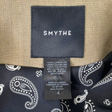 Smythe Tan Beige Linen Blazer Size 4