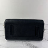 GIVENCHY Black Grained Leather Small Antigona Shoulder Bag