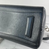 GIVENCHY Black Grained Leather Small Antigona Shoulder Bag