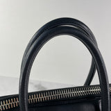 GIVENCHY Black Grained Leather Small Antigona Shoulder Bag