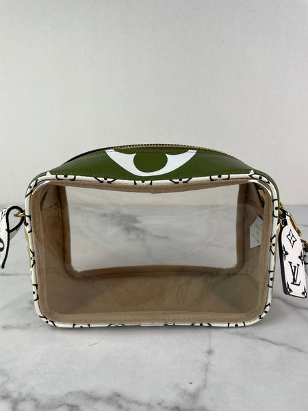 LOUIS VUITTON Monogram Kaki Giant Beach Pouch/Shoulder Bag