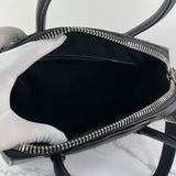 GIVENCHY Black Grained Leather Small Antigona Shoulder Bag