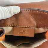 CHLOE Tan Brown Suede Calfskin Mini Faye Backpack/Shoulder Bag