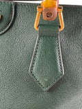 GUCCI Dark Green Diana Medium Tote Shoulder Bag