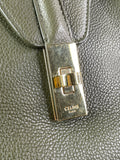 CELINE Dark Olive Grained Calfskin Medium Soft 16 Shoulder Bag