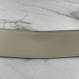 GUCCI Mystic White Calfskin GG MARMONT Belt Size 85/34