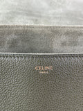 CELINE Dark Olive Grained Calfskin Medium Soft 16 Shoulder Bag