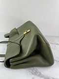 CELINE Dark Olive Grained Calfskin Medium Soft 16 Shoulder Bag