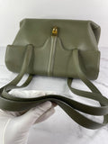 CELINE Dark Olive Grained Calfskin Medium Soft 16 Shoulder Bag