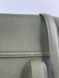 CELINE Dark Olive Grained Calfskin Medium Soft 16 Shoulder Bag
