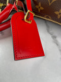 LOUIS VUITTON Monogram Keepall Bandoulière 50 Coquelicot Red