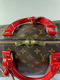 LOUIS VUITTON Monogram Keepall Bandoulière 50 Coquelicot Red