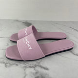 GIVENCHY Pink 4G Flat Sandals Size 37.5