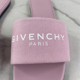 GIVENCHY Pink 4G Flat Sandals Size 37.5