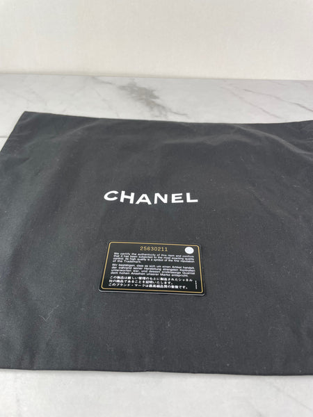 CHANEL Blue Denim and Woven Tweed Medium Boy Bag