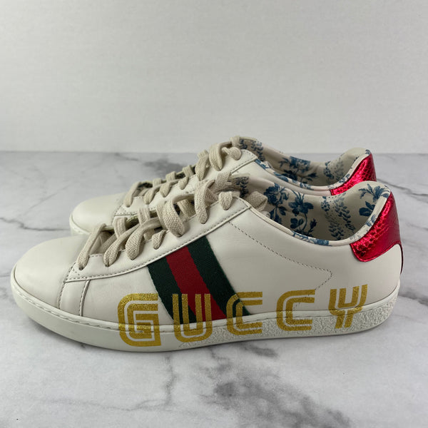 GUCCI Ladies Ace GUCCY Sneakers Size 36.5