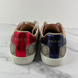 GUCCI Ladies Ace GG Supreme Canvas Sneakers Size 36