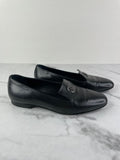 CHANEL CC Black Loafers Size 35.5