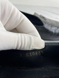 CHANEL CC Black Loafers Size 35.5