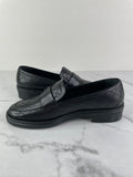 CHANEL Black CC Logo Quilted Leather Loafers Size 35.5